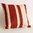 Sisustustyyny Raita punainen-beige 45cm x 45 cm