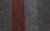 Sivuverho Raidat purjerenkailla, tiilenpunainen-harmaa-pellava, läpikuultava, 140cm x 250cm, 1kpl