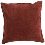 Tyynynpäällinen Vakosametti, tiilenpunainen, 45cm x 45cm, Svanefors