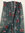 Verhokangas Kukat, voilee kangas, vihreä-roosa-ruskea, leveys 150cm, Textil AB Olle Winters