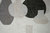 Verhokangas Vaasi, valkoinen-musta-harmaa-beige, leveys 140cm