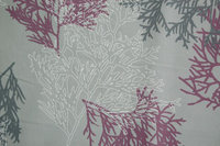 Pöytäliina Sypressi, harmaa-violetti-valkoinen, 140x250cm