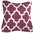 Tyynynpäällinen Arianna, viininpunainen, pellavasekoite, 45cm x 45cm