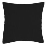 Tyynynpäällinen Vakosametti, musta, 45cm x 45cm, Svanefors