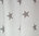 Verhokappa ja Salusiinit Stars, harmaat tähdet, kappa 60cm x 250cm, salusiinit 45cm x 120cm