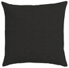 Tyynynpäällinen Linoso, musta, 45cm x 45cm, verhoilukangasta, Martindale 40 000