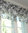 Verhokangas Kaisla, harmaa, leveys 140cm