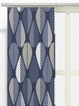 Paneeliverho Blader, sininen, 43 x 240cm, 2kpl