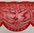 Pitsikappa Joulukello, punainen, korkeus 40cm, leveys 135cm