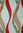 Sivuverho Wave, punainen, leveys 145cm, kiinnitys ja pituus valittavissa, max. 260cm