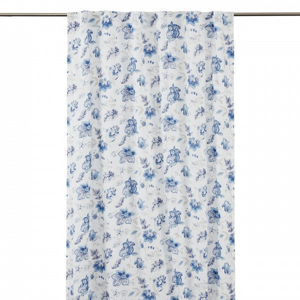 Hemtex Amelie Piilolenkkiverho Sininen 120x240 Cm