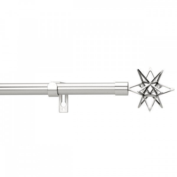 Kirsch Star Verhotankosetti Ruostumaton Teräs 120-210 Cm