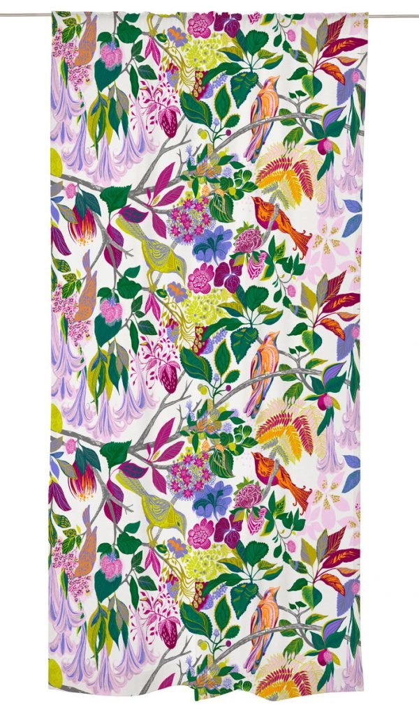 Vallila Esmeralda Verho Pink 140x250 Cm