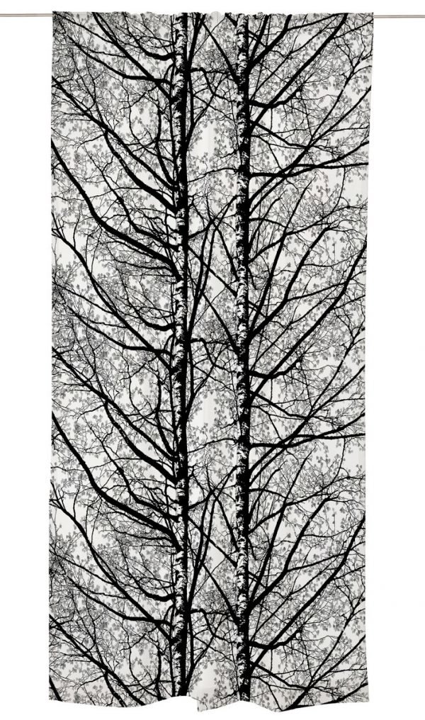 Vallila Pihapuut Verho Grey 140x250 Cm